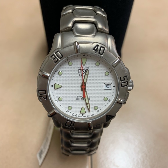 *New*ESQ ESQUIRE titanium Man’s WATCH* - Picture 2 of 6